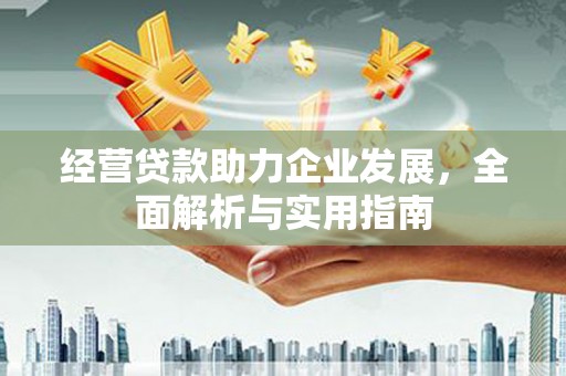 通海经营贷款助力企业发展，全面解析与实用指南
