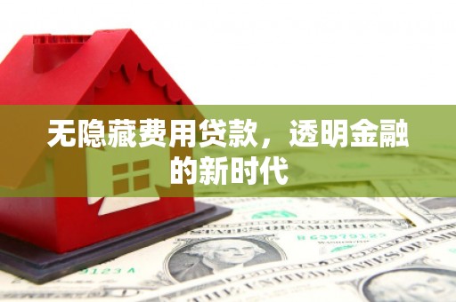 通海无隐藏费用贷款，透明金融的新时代