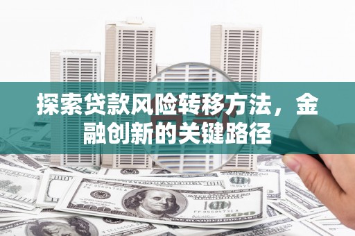 通海探索贷款风险转移方法，金融创新的关键路径