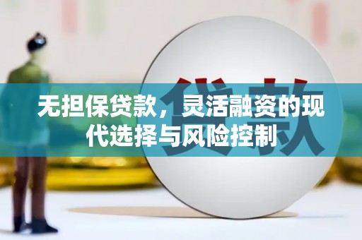 通海无担保贷款，灵活融资的现代选择与风险控制