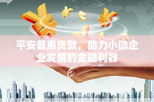 通海平安普惠贷款，助力小微企业发展的金融利器