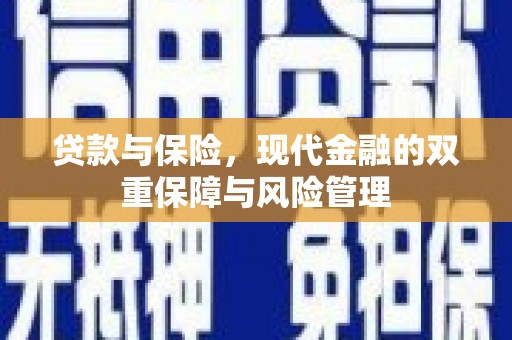 通海贷款与保险，现代金融的双重保障与风险管理
