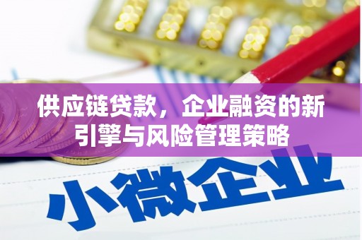通海供应链贷款，企业融资的新引擎与风险管理策略