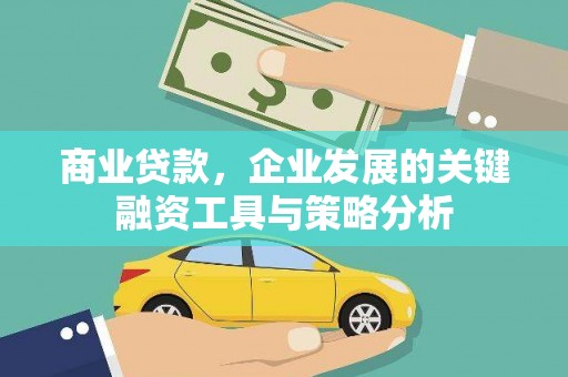 通海商业贷款，企业发展的关键融资工具与策略分析