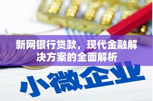 通海新网银行贷款，现代金融解决方案的全面解析
