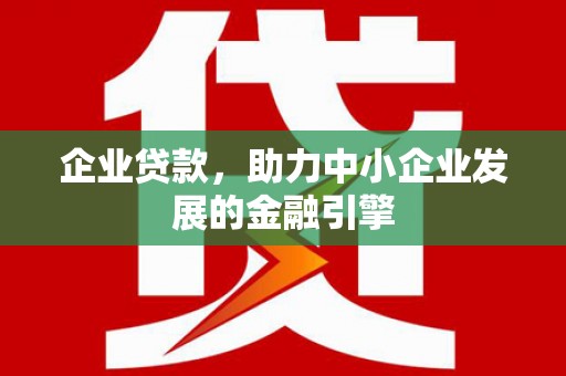 通海企业贷款，助力中小企业发展的金融引擎