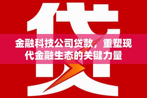 通海金融科技公司贷款，重塑现代金融生态的关键力量