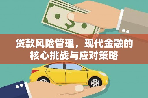 通海贷款风险管理，现代金融的核心挑战与应对策略