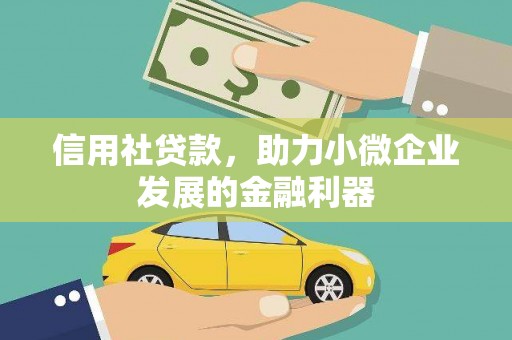 通海信用社贷款，助力小微企业发展的金融利器