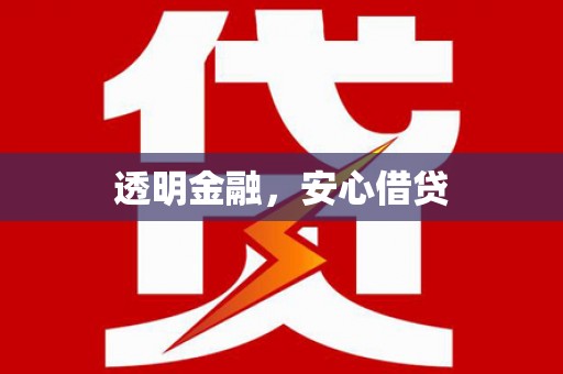 通海透明金融，安心借贷