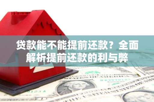 通海贷款能不能提前还款？全面解析提前还款的利与弊